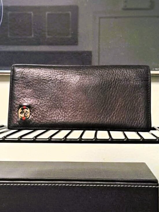 Gucci Handbags - Authentic Gucci Interlocking G Web Continental Long Wallet
